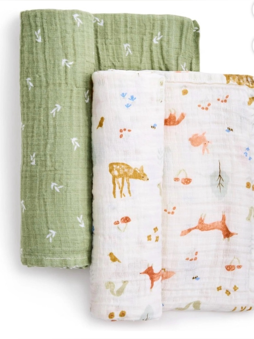 aden + anais NIB 100% Cotton Muslin Swaddle Duo - 2 Pack